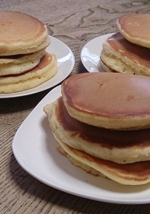 ふわふわ☆ヨーグルト入りホットケーキ-レシピのメイン写真