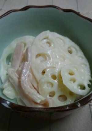レンコンとハムのサラダ-レシピのメイン写真