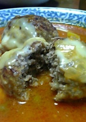 煮込みハンバーグ-レシピのメイン写真