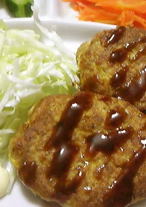 サバ水煮缶のハンバーグ②-レシピのメイン写真