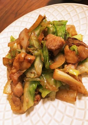 ♡鶏ちゃん＊鶏とキャベツ味噌炒め♡-レシピのメイン写真