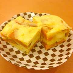 รูปของ かぼちゃとチーズのほっこりケーキ