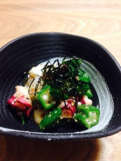 タコとオクラのごま酢和え-レシピのメイン写真