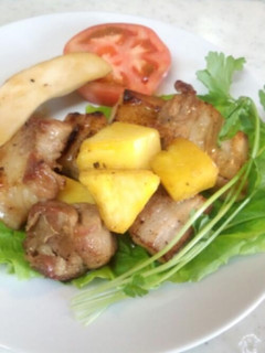 豚バラ肉とパイナップルのマーマレード炒め-レシピのメイン写真