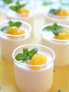 桃とヨーグルトの♪爽やかムース♡-レシピのメイン写真