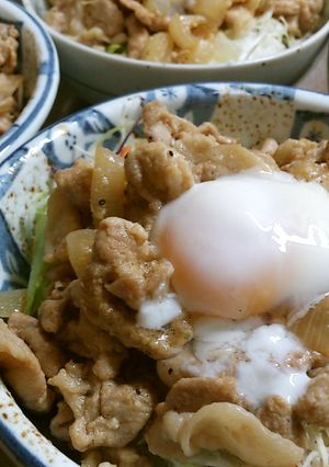 豚肉のみそ味丼-レシピのメイン写真