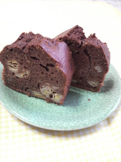 バナナのココアパウンドケーキ-レシピのメイン写真
