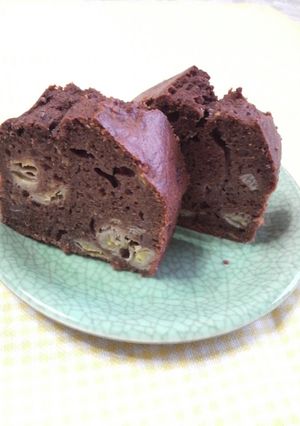 バナナのココアパウンドケーキ-レシピのメイン写真