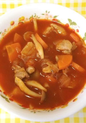 簡単！美味しい！鶏もも肉のトマトシチュー-レシピのメイン写真
