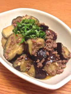 なすと豚ひき肉のピリ辛炒め-レシピのメイン写真