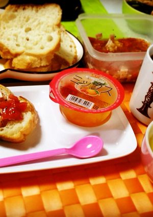 おしゃれに朝食を♪簡単ブルスケッタ＊-レシピのメイン写真