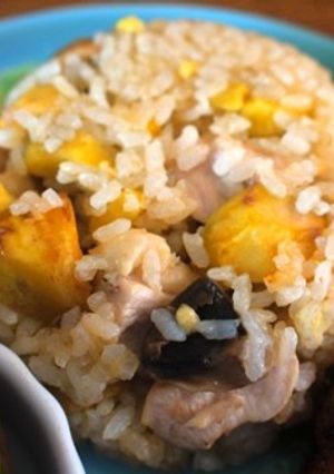 栗とチキンのアロース～ローズマリー風味-レシピのメイン写真