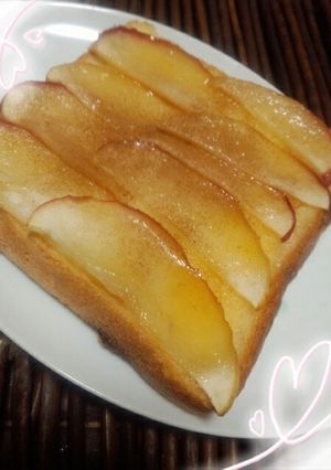ほのかな酸味。アップルトースト-レシピのメイン写真