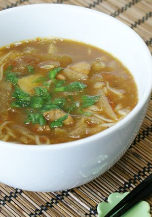 ダイエット!残ったカレーでカレーそうめん-レシピのメイン写真