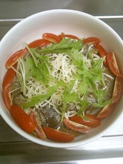 ナスとチーズのサラダ-レシピのメイン写真