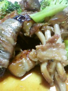 茄子ときのこの肉巻-レシピのメイン写真