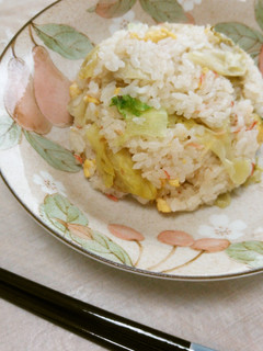 かにかま&レタスの炒飯-レシピのメイン写真