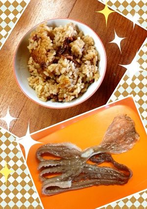 手長ダコの干物から☆絶品タコ飯★-レシピのメイン写真