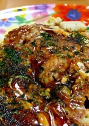 ＊粉から手作りのお好み焼き-レシピのメイン写真