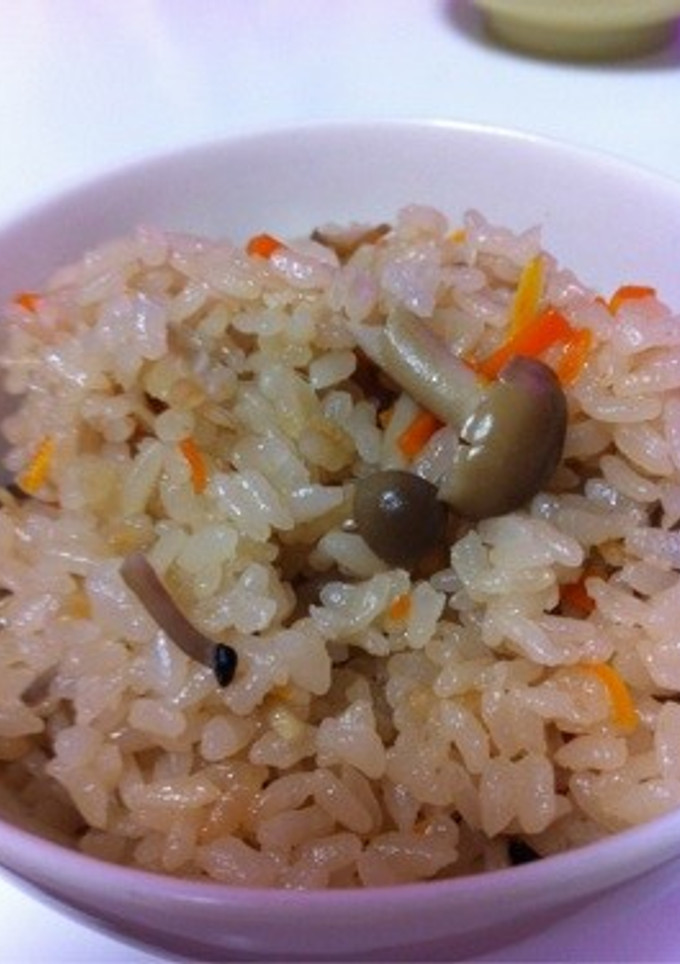 生姜が香る、きのこの炊き込みご飯-レシピのメイン写真
