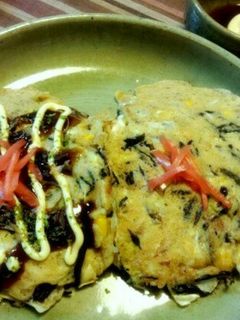 ひじきの煮物リメイクお好み焼き風-レシピのメイン写真