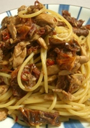 ツナとドライトマトのパスタ-レシピのメイン写真