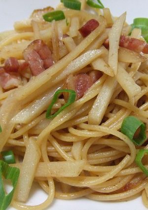 じゃがベーコンのバター醤油パスタ-レシピのメイン写真