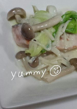 鮭の簡単クリーム煮-レシピのメイン写真