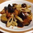 ナスと竹輪の豆板醤炒め