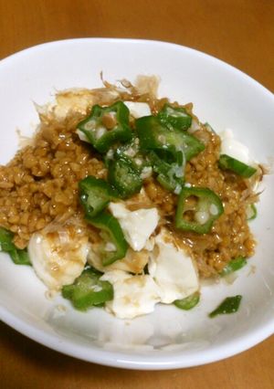 パッと簡単♪ネバネバ豆腐♪-レシピのメイン写真
