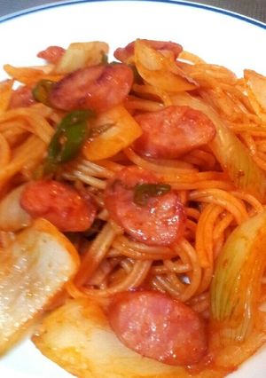 こくうまナポリタン♪-レシピのメイン写真