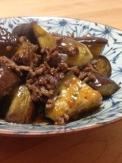 挽肉とお茄子のピリ辛あん-レシピのメイン写真