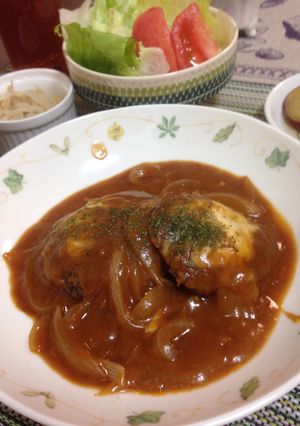 手作り簡単煮込みハンバーグソース-レシピのメイン写真