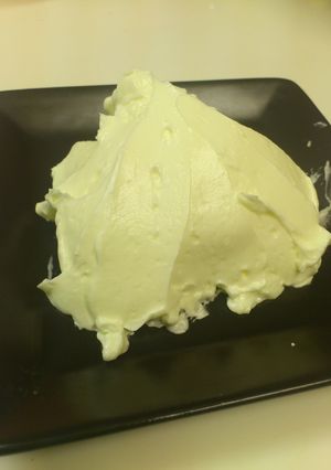 簡単少量のバタークリーム-レシピのメイン写真