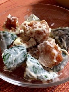 胡瓜と唐揚げのサラダ-レシピのメイン写真