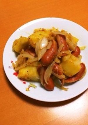 カレー味のジャーマンポテト-レシピのメイン写真