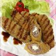 森の恵み♪栗とクリチと胡桃のロールカツ♡
