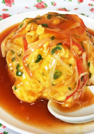 ささっと3分で♡天津飯-レシピのメイン写真