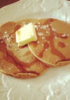 全粒粉と黒糖のパンケーキ♡-レシピのメイン写真