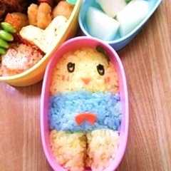 รูปของ キャラ弁★ふなっしー弁当★ごはんなっし～