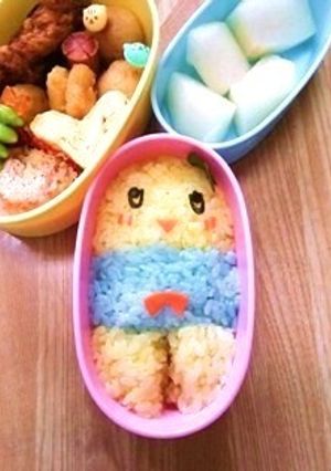 キャラ弁★ふなっしー弁当★ごはんなっし～-レシピのメイン写真