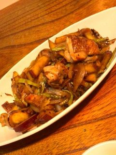 サツマイモと鶏肉の甘辛炒め-レシピのメイン写真