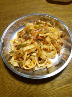 きしめんdeナポリタン-レシピのメイン写真