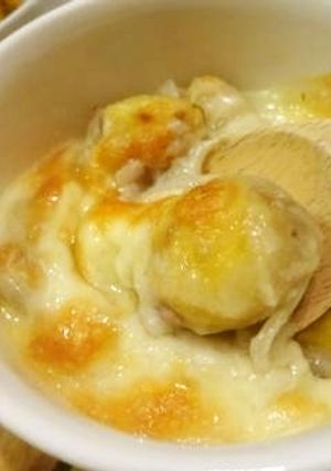 栗と鶏肉の豆乳グラタン♪-レシピのメイン写真
