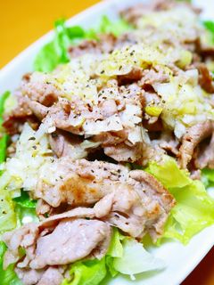 さっぱりがいいね!豚こまのねぎ塩だれ-レシピのメイン写真