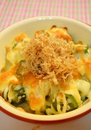 じゃが芋とオクラの和風グラタン-レシピのメイン写真