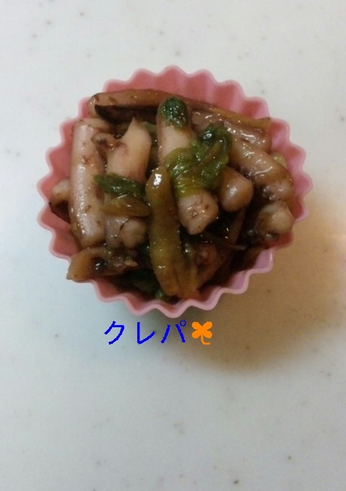ゲソとレタス炒め-レシピのメイン写真