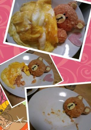 くまのオムライス-レシピのメイン写真