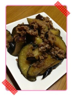 簡単‼ 茄子＆牛肉の焼肉タレ炒め☆-レシピのメイン写真