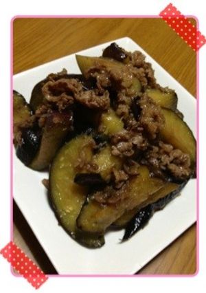 簡単‼ 茄子&牛肉の焼肉タレ炒め☆-レシピのメイン写真